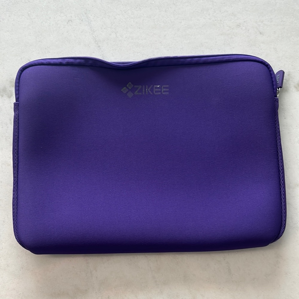 Purple Zikee Laptop Sleeve 14” x 10.5”